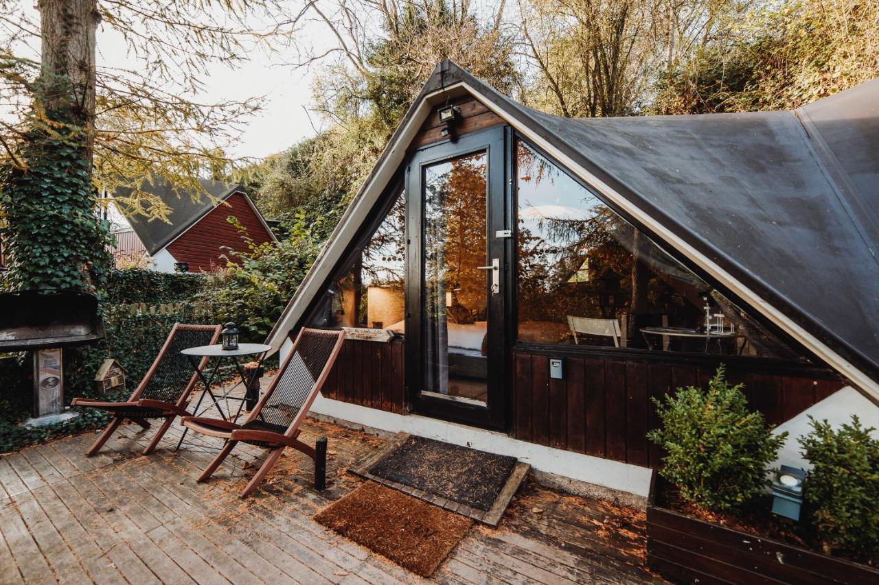 Chalet Scandinave Avec Sauna Ir - In The Woods Gesves Exterior photo