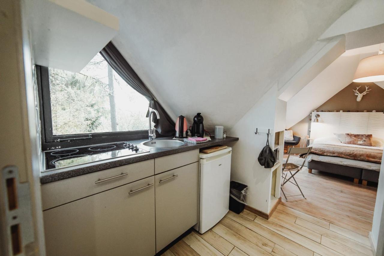 Chalet Scandinave Avec Sauna Ir - In The Woods Gesves Exterior photo